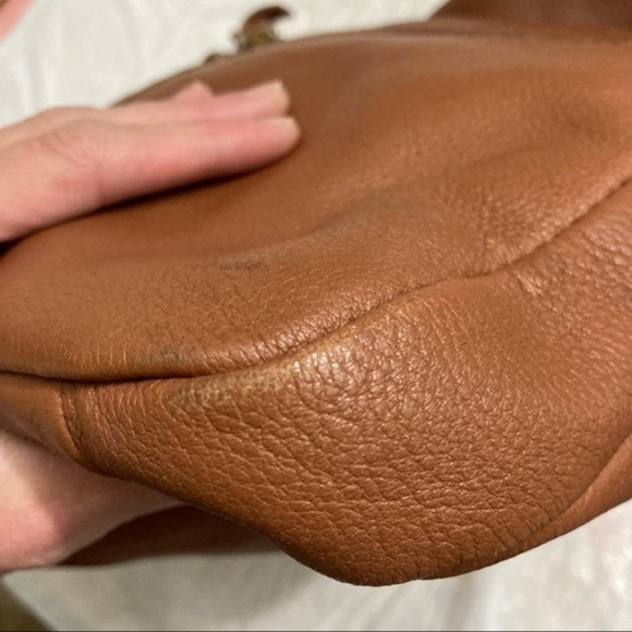 Fossil brown leather two way messenger bag - Picture 16 of 16